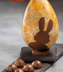 Ovo de Chocolate com Estampa de Coelho