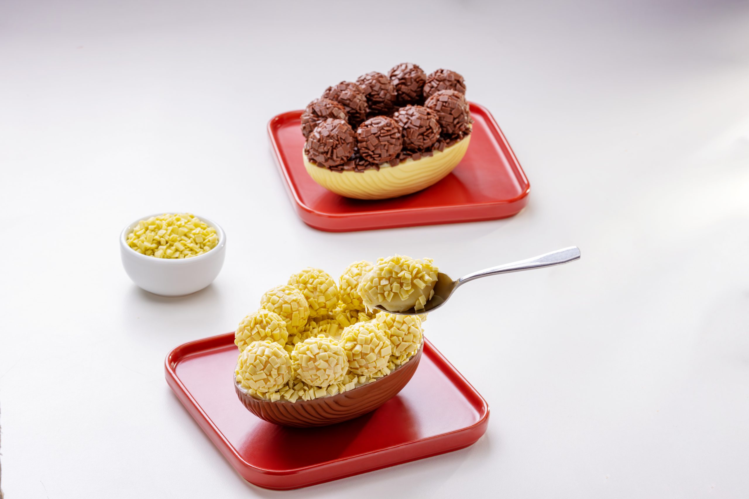 Ovo com Brigadeiro de Pistache