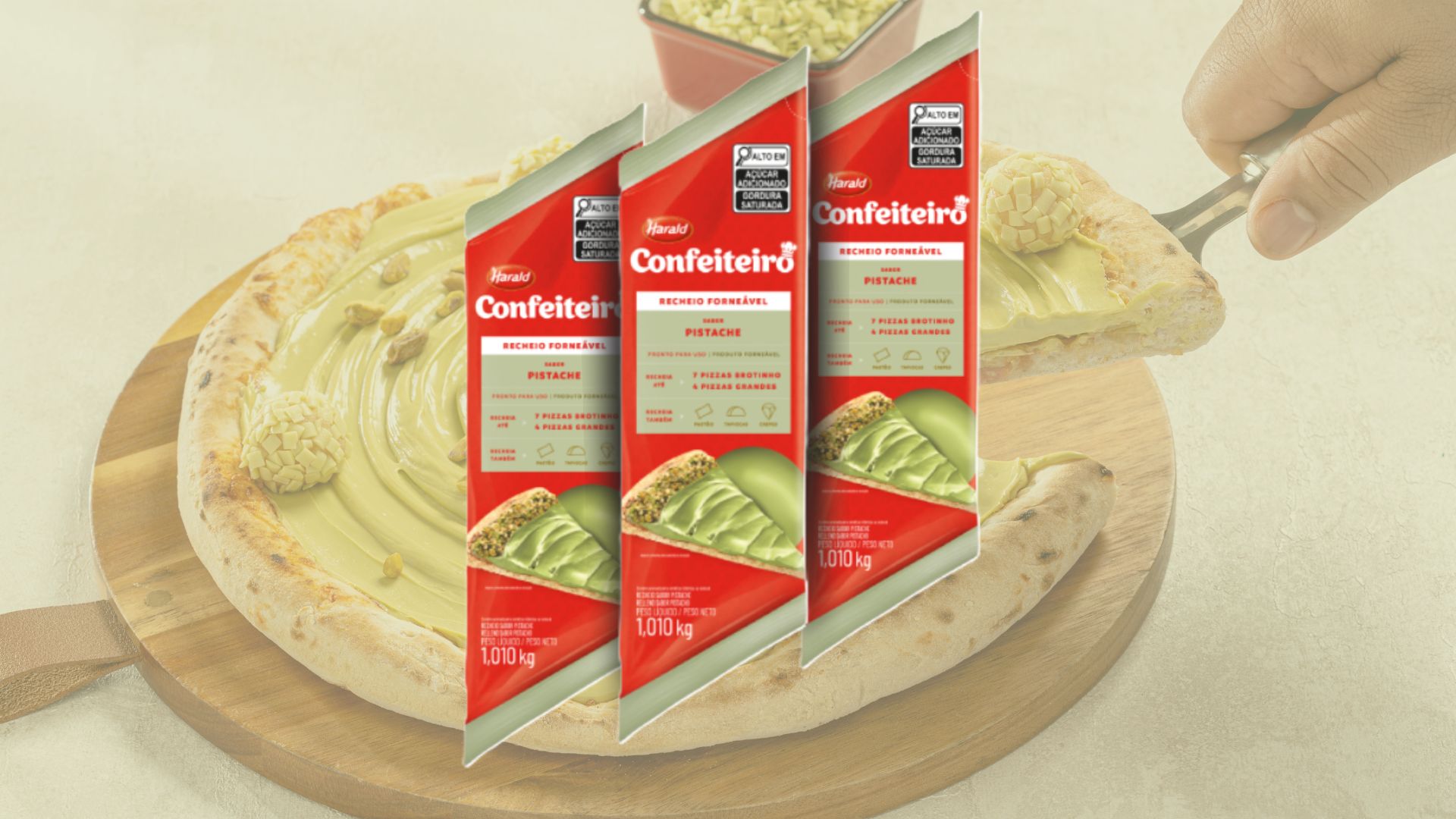 Recheio Forneável de Pistache